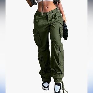 Green cargo pants